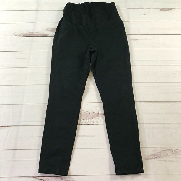 Isabel Maternity Over Belly Panel Black Jeans Size 10 - Picture 2 of 15